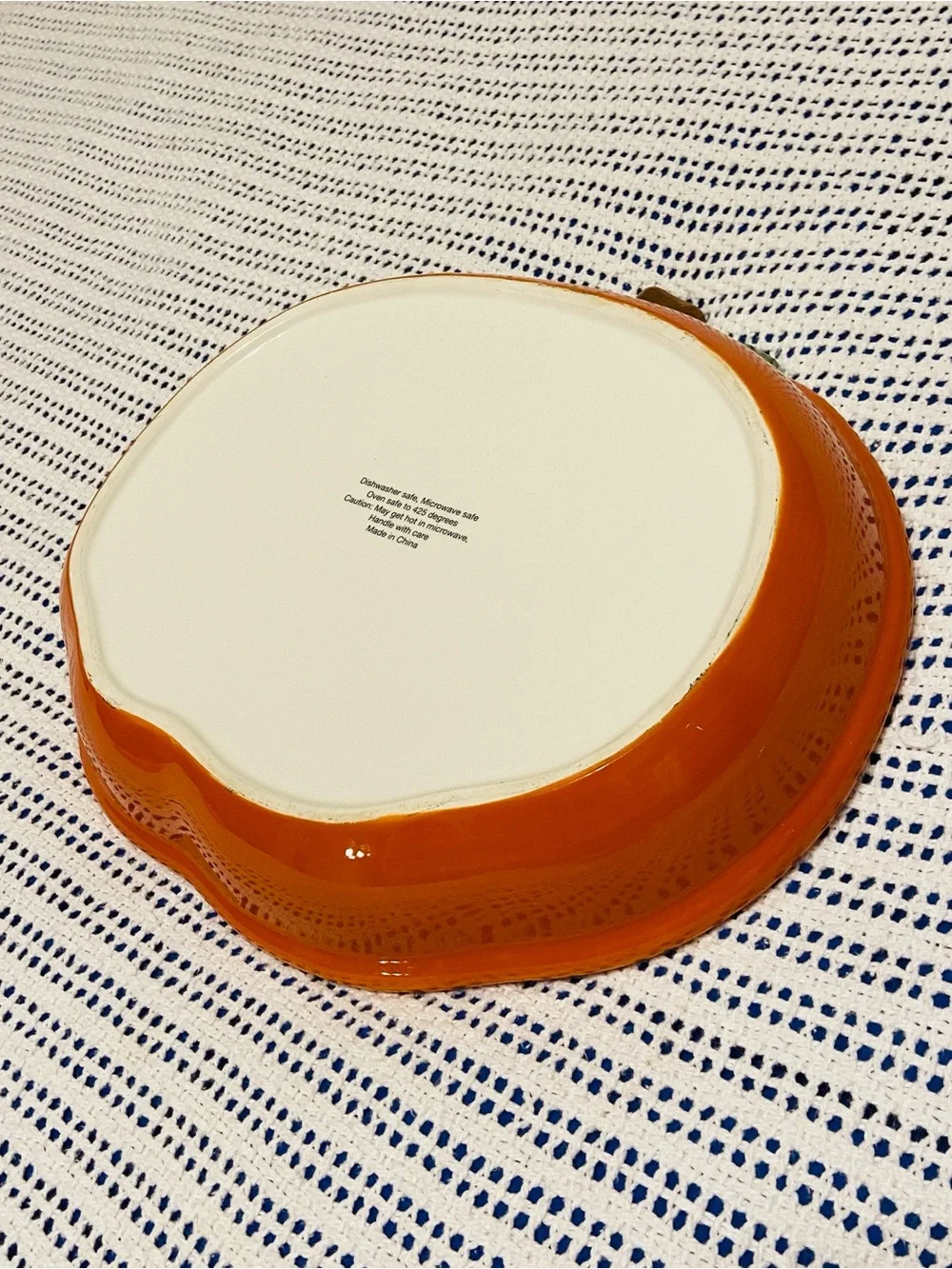 Harvest ceramic pumpkin